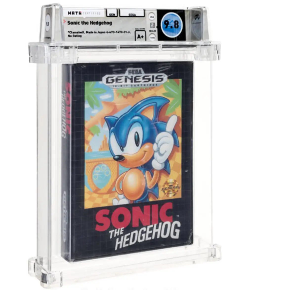 The world was introduce to Sonic in 1991 (Heritage Auctions)