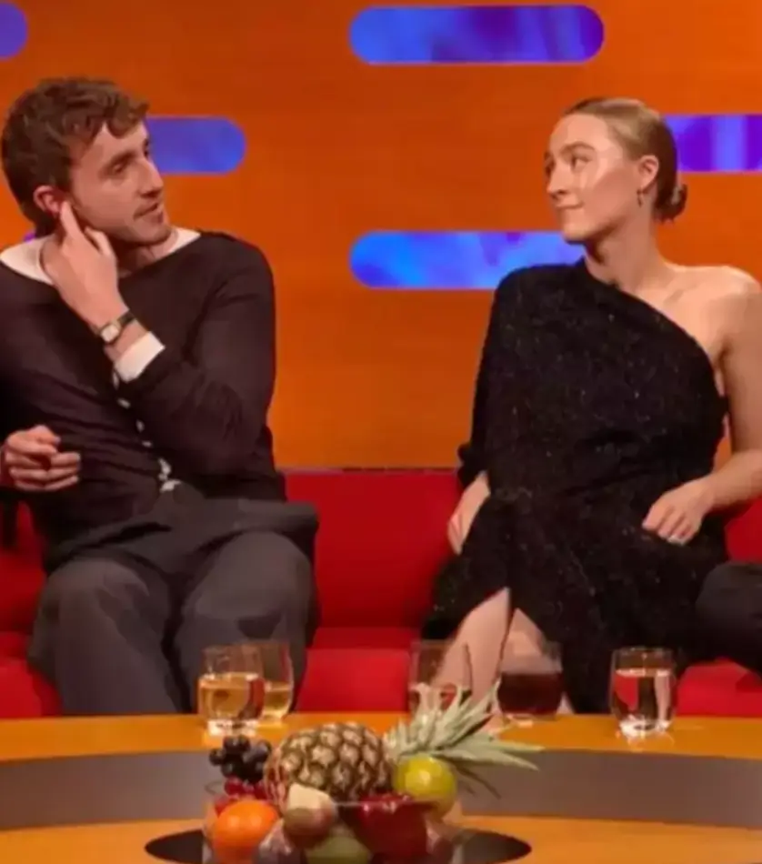 Ronan and Mescal on the show (BBC)