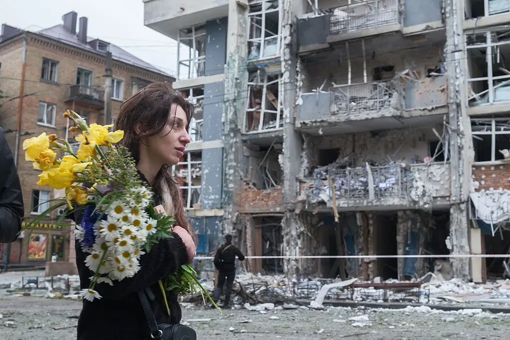 The claim follows increased aerial attacks against Ukraine (Vitalii Nosach/Global Images Ukraine via Getty Images)