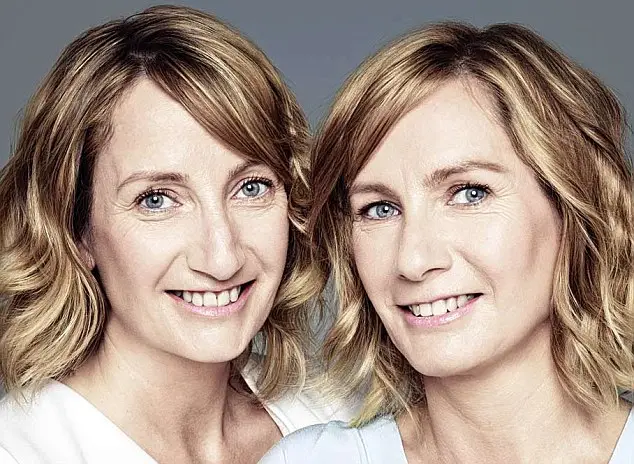 Kent sisters Diana (left) and Sandra Horner (right), 46 (Galderma)