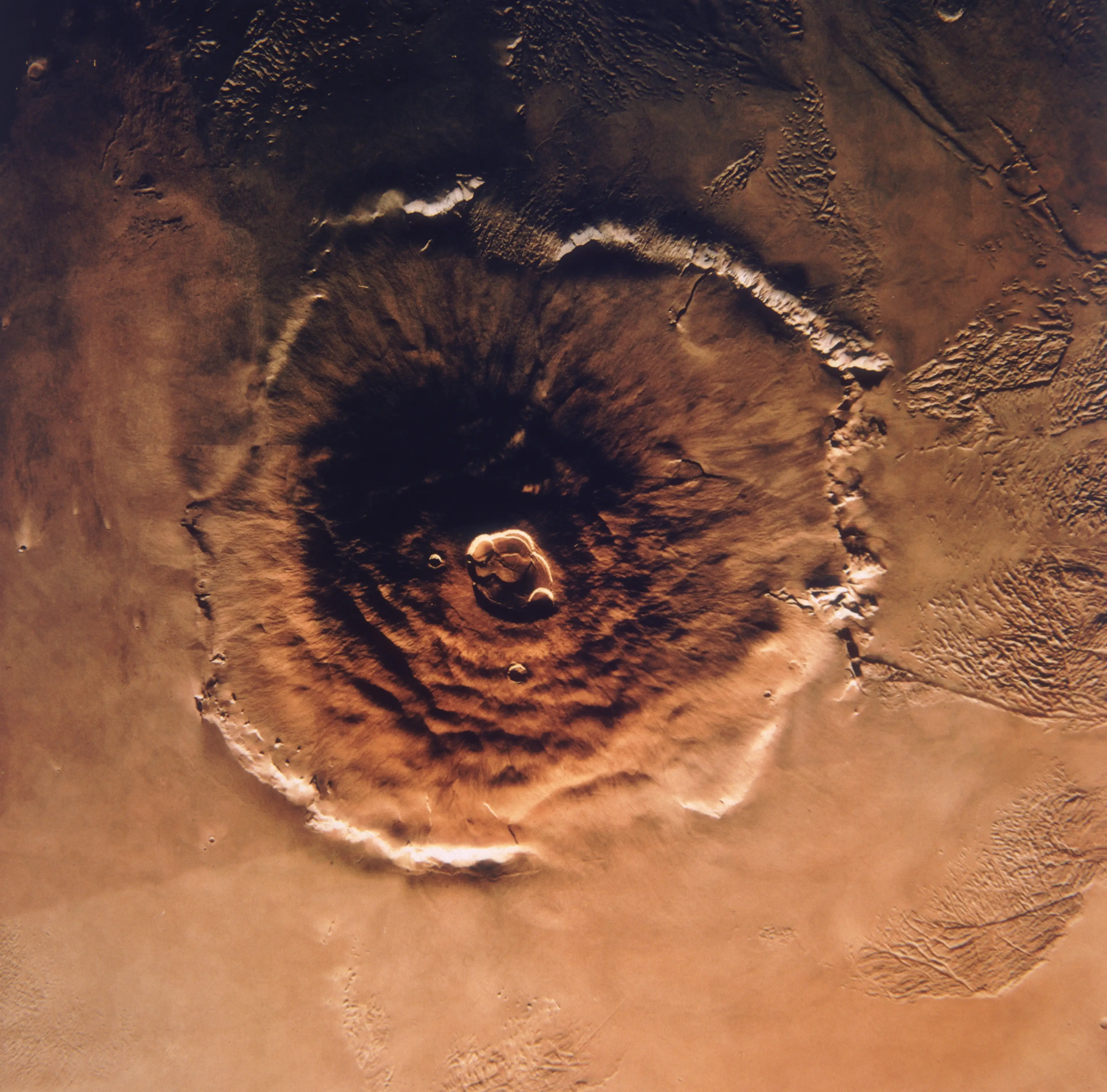A volcano on Mars (Space Frontiers via Getty Images)
