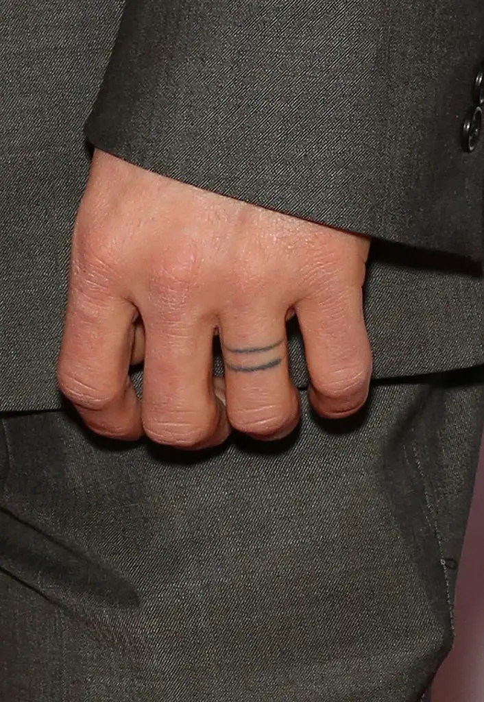 There could be a surprising NSFW meaning behind the popular black band tattoo (Gabe Ginsberg/FilmMagic)