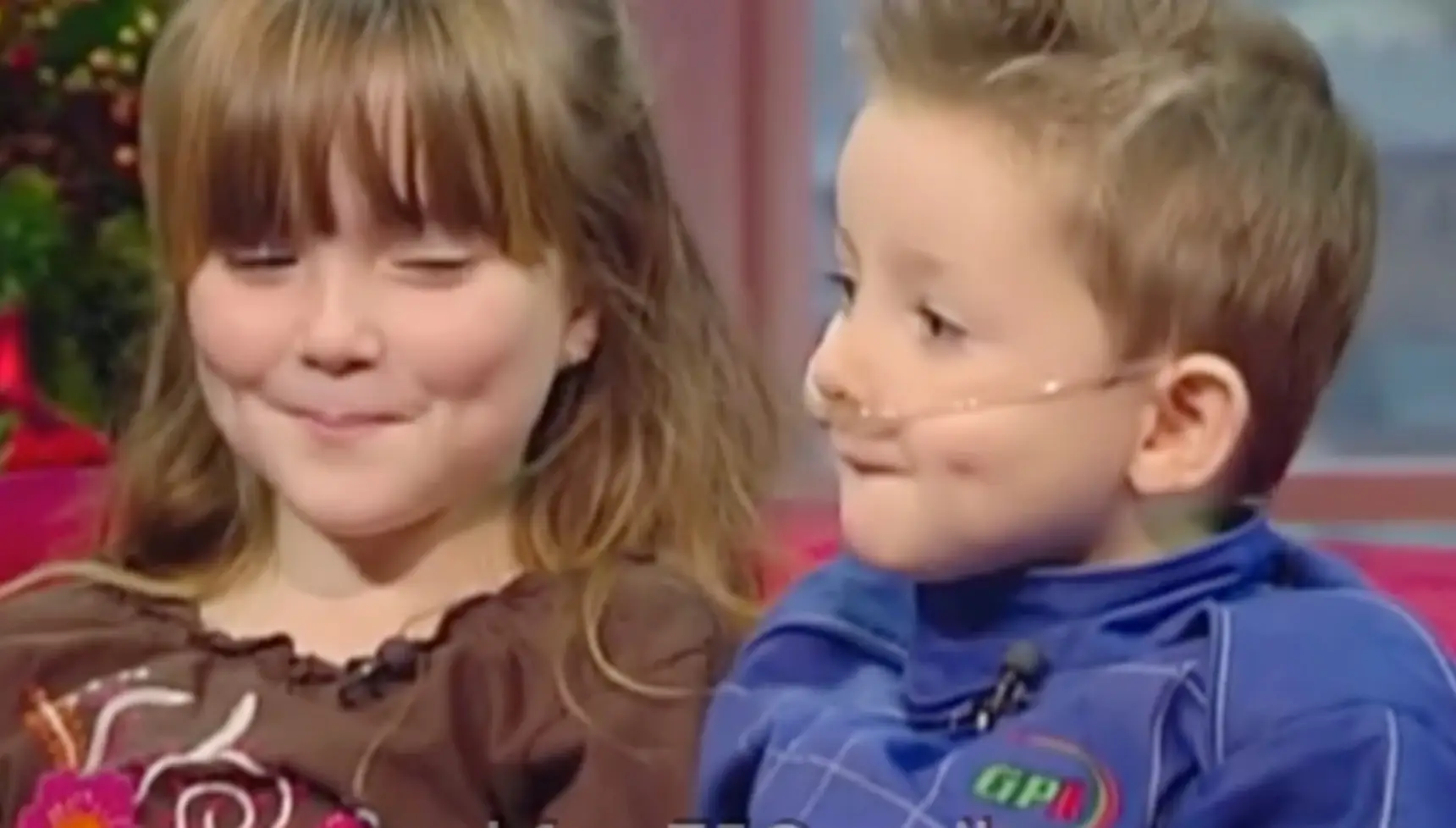 The pair appeared on national TV (Channel 4)