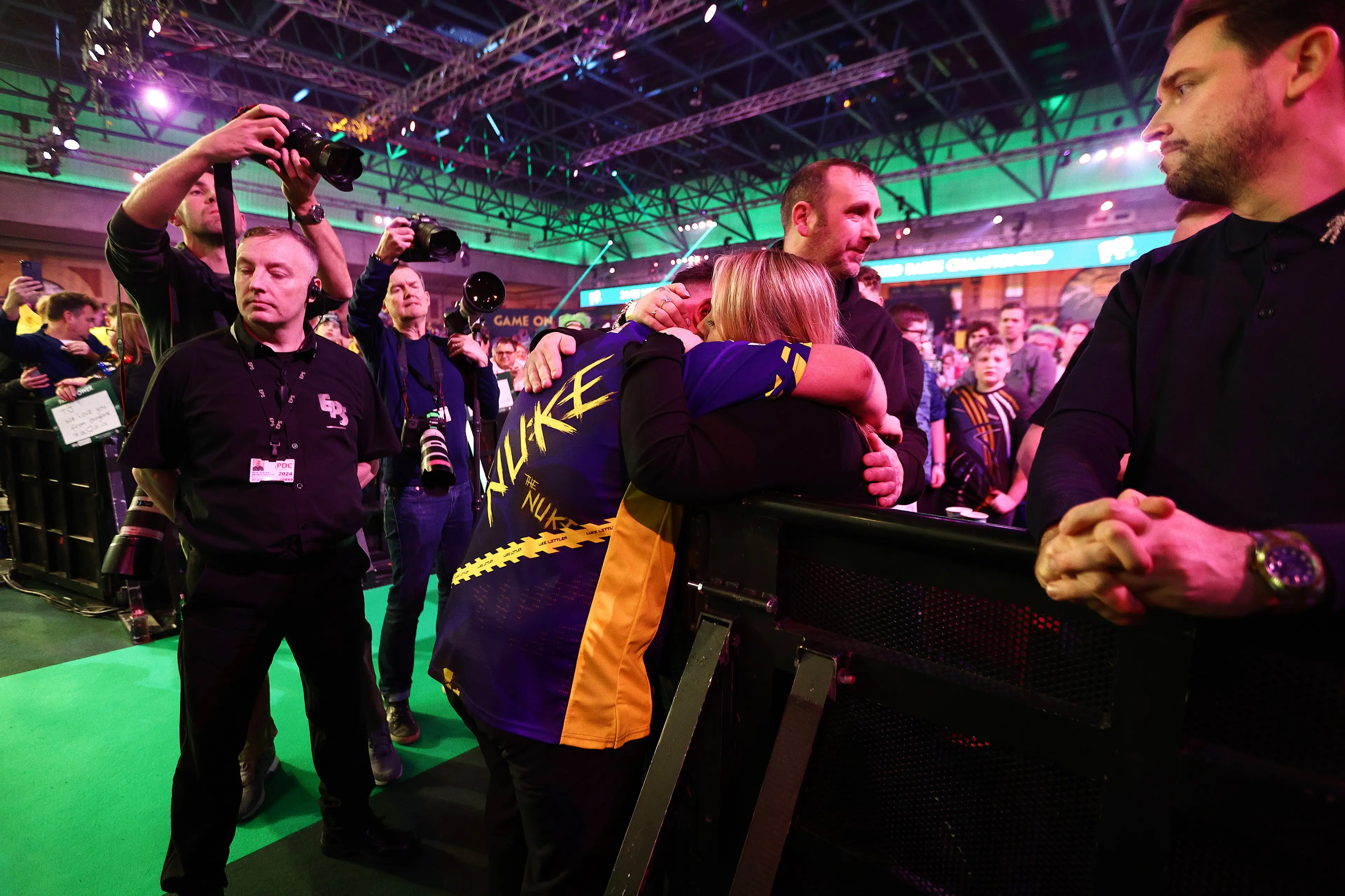 The teenager had an emotional moment (James Fearn/Getty Images)