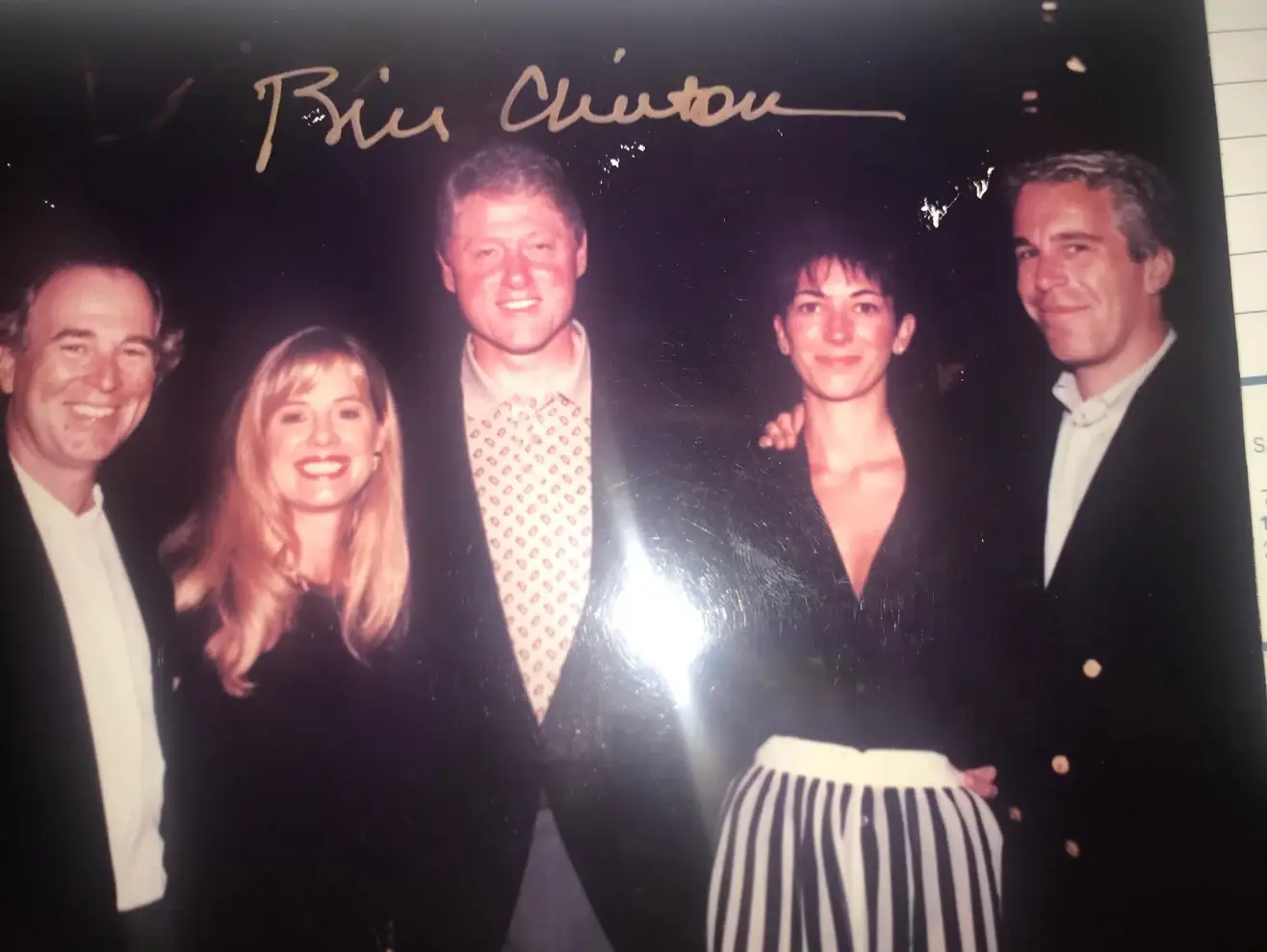 Bill Clinton pictures alongside Epstein and Maxwell (House Oversight Democrats)