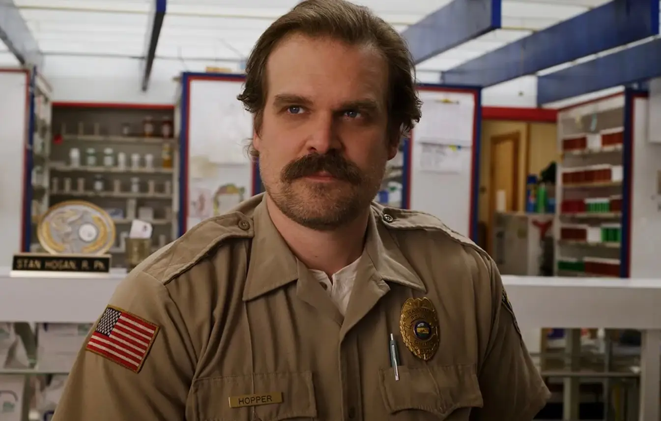 The actor has starred as Jim Hopper in the series since 2016 (Netflix)