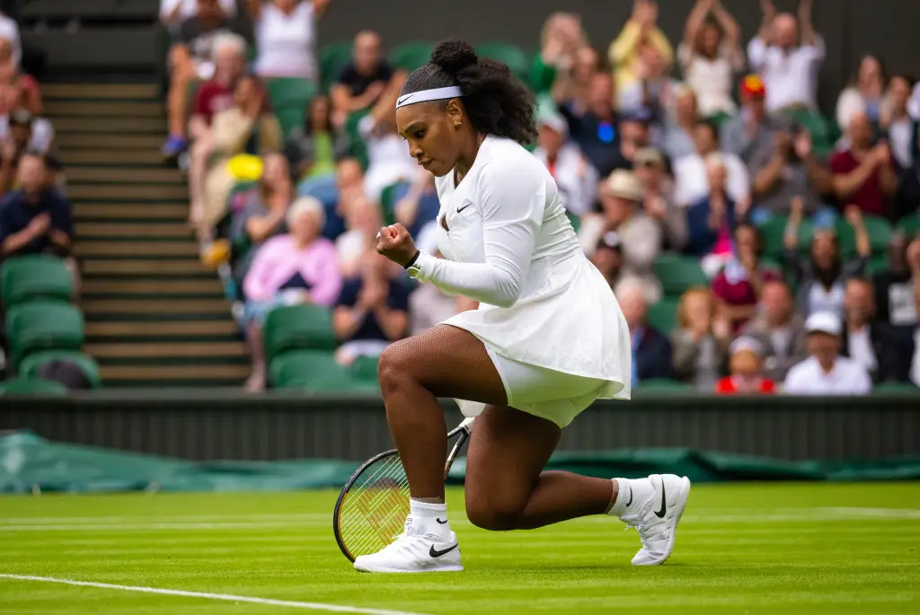 Serena Williams competing in Wimbledon in 2022 (Robert Prange/Getty Images)