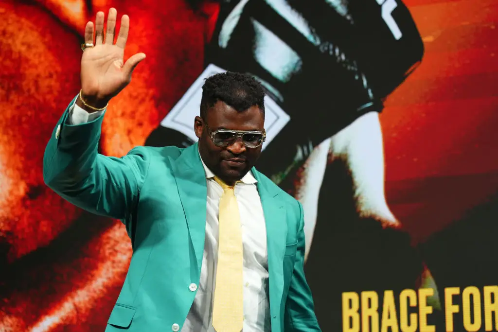 Ngannou has spoken out about the motorbike crash for the first time (Cooper Neill/Getty Images)