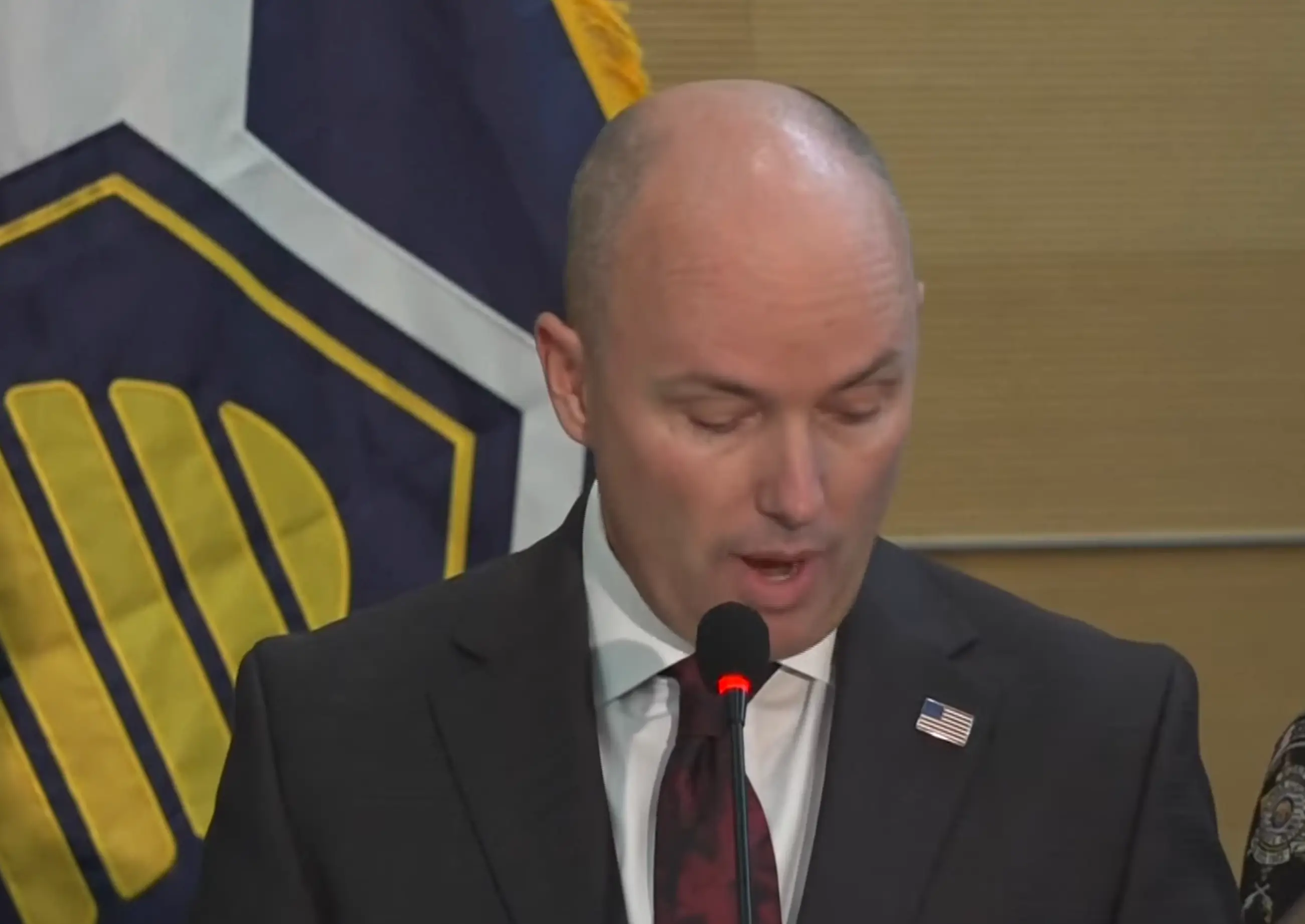 Governor of Utah Spencer Cox spoke at the conference (AP News)