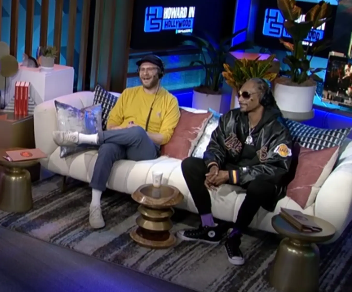 Snoop Dogg and Seth Rogen love getting high together.