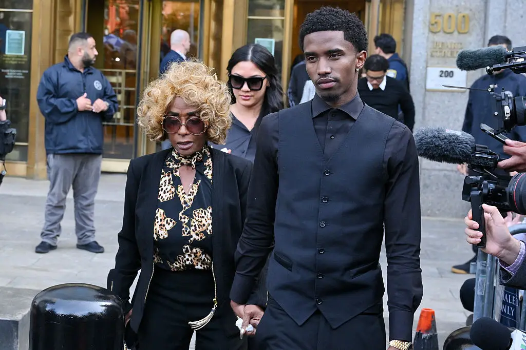 Family members, including  Combs' son, King Combs and his mother Janice Combs have attended court hearings (ANGELA WEISS/AFP via Getty Images)