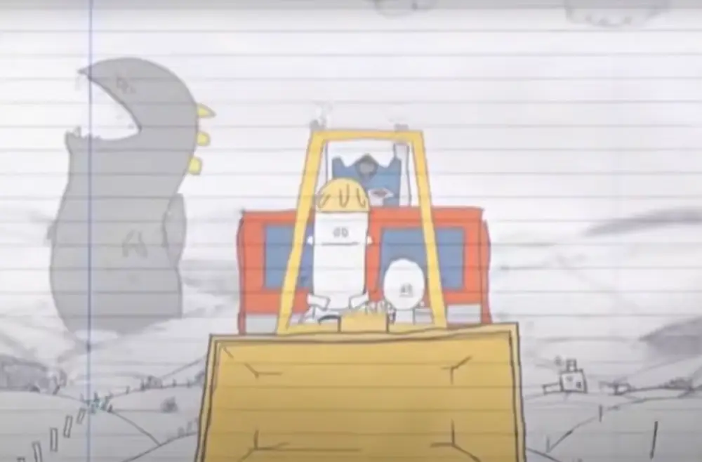 The JCB Song nearly made it to Christmas #1 in 2005.