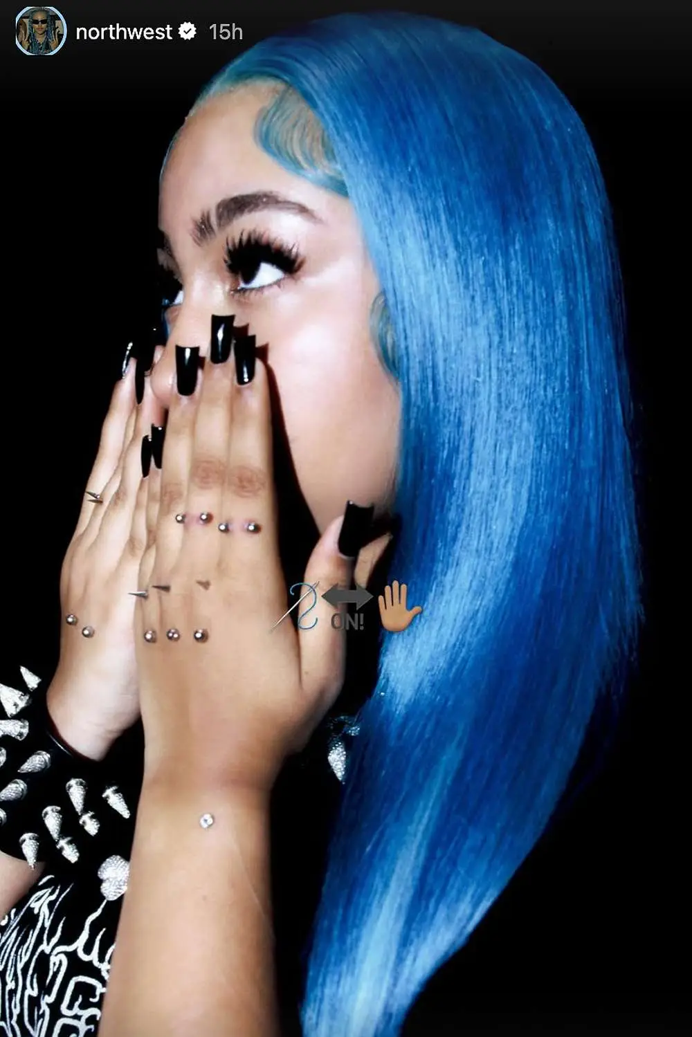 North West has gotten some more piercings on her hands (Instagram/@northwest)
