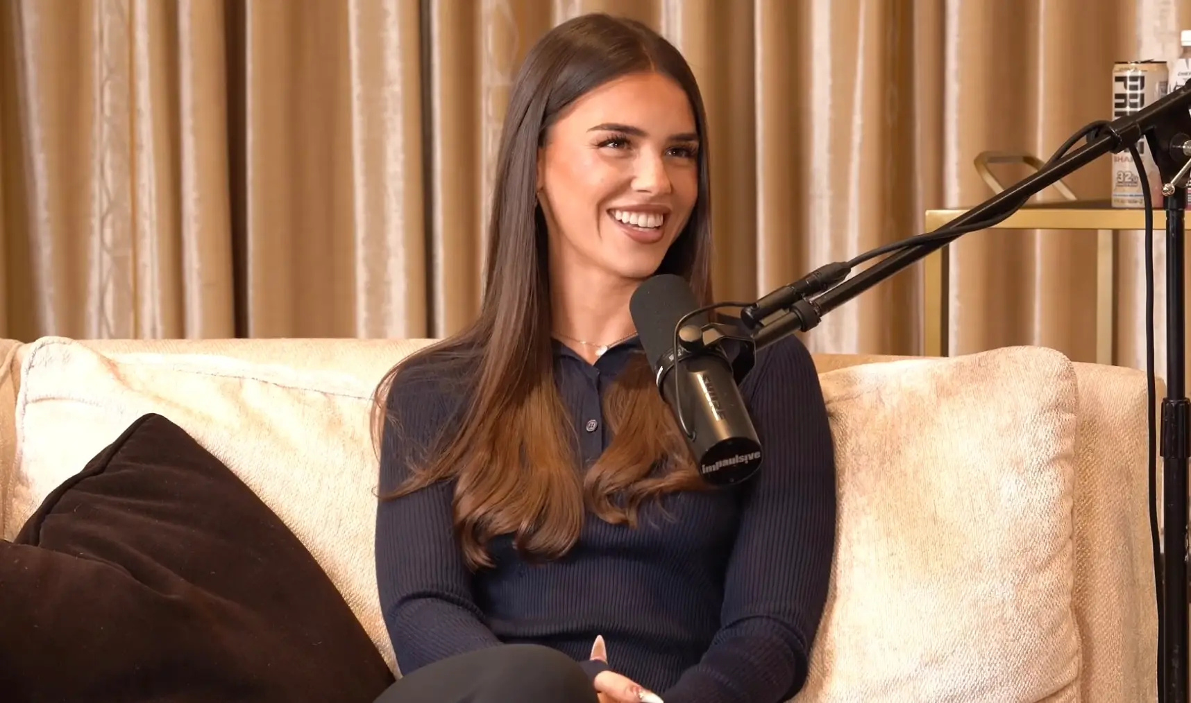 The influencer, 24, said she hasn't been wooed by any of the admirers sliding into her DMs (YouTube/Impaulsive)