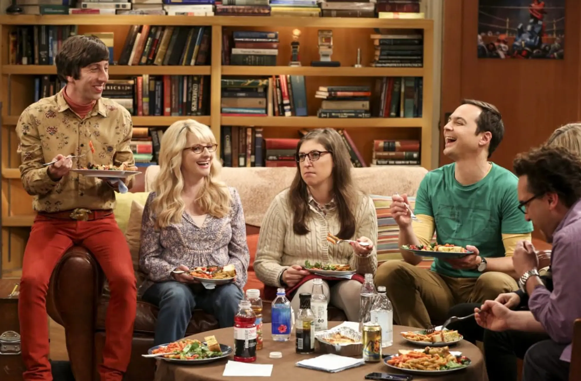 Rauch joined The Big Bang Theory in 2009 and certainly made a splash on her first day (CBS)