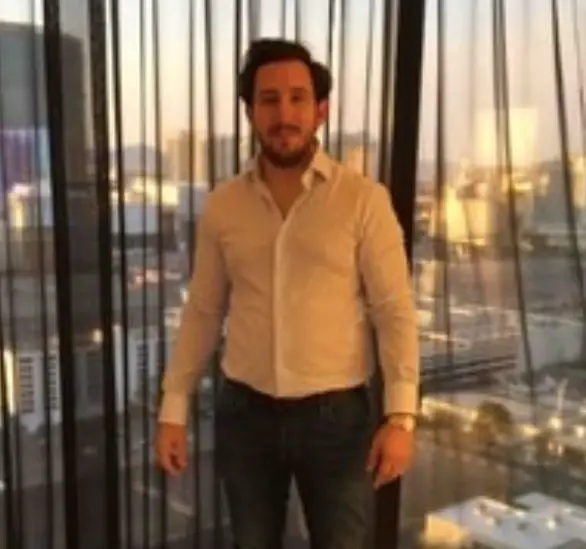 Samual was wearing designer sliders.