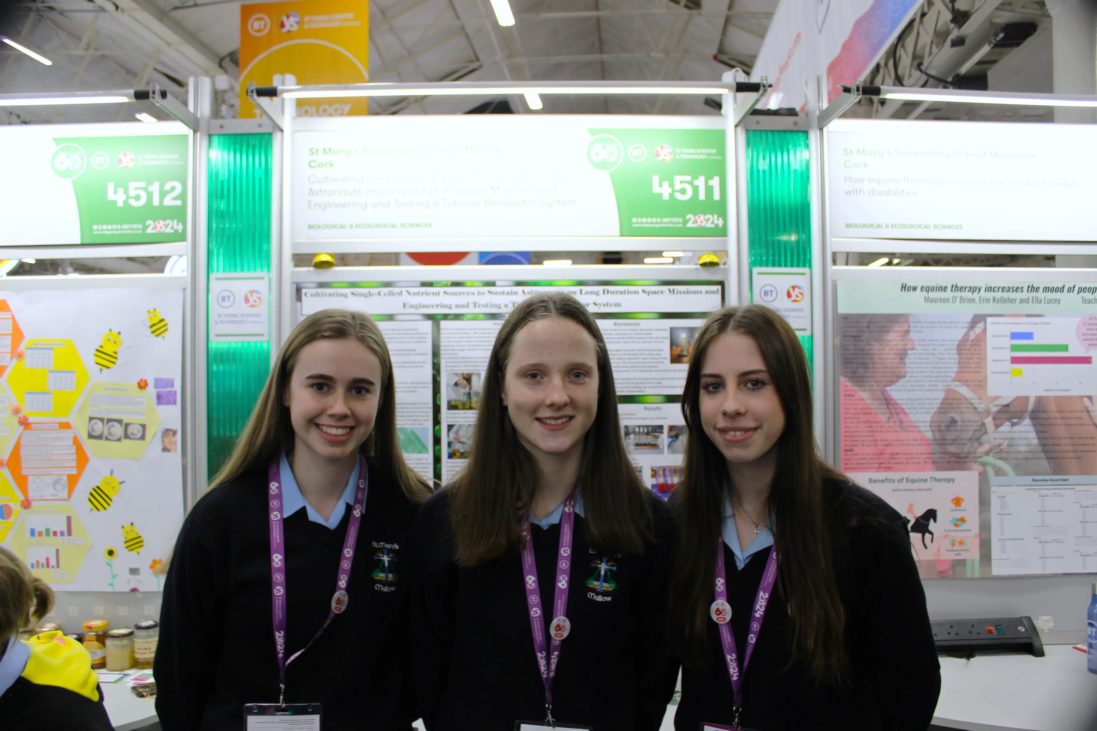 LADBible BT Young Scientist Amy OMahoney Berenice Cronin Esme Leahy - Hugh Dooley, for LADBible