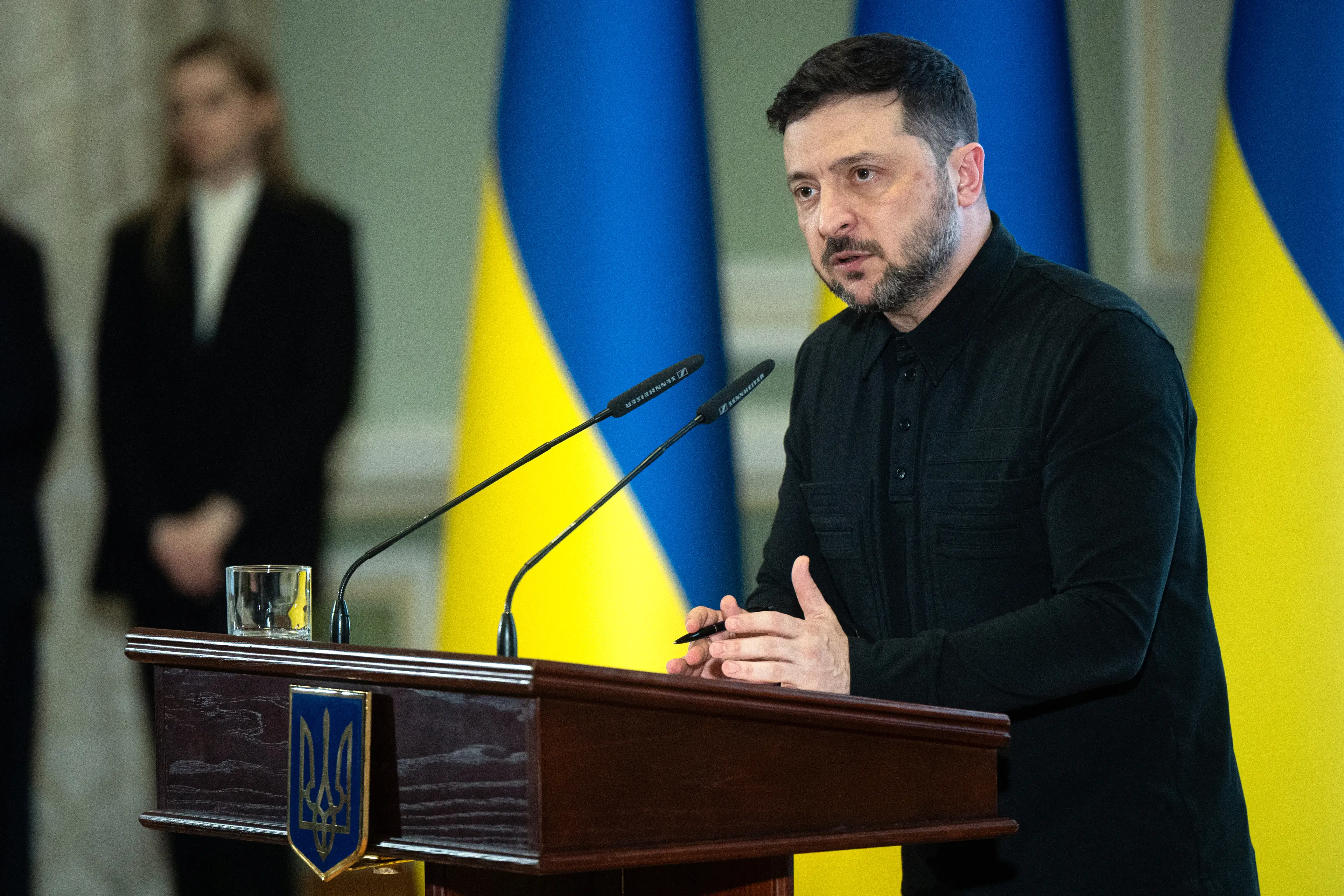 The Ukrainian leader had shared his hope for the war ending in 2026 earlier this week (Danylo Antoniuk/Ukrinform/NurPhoto via Getty Images)