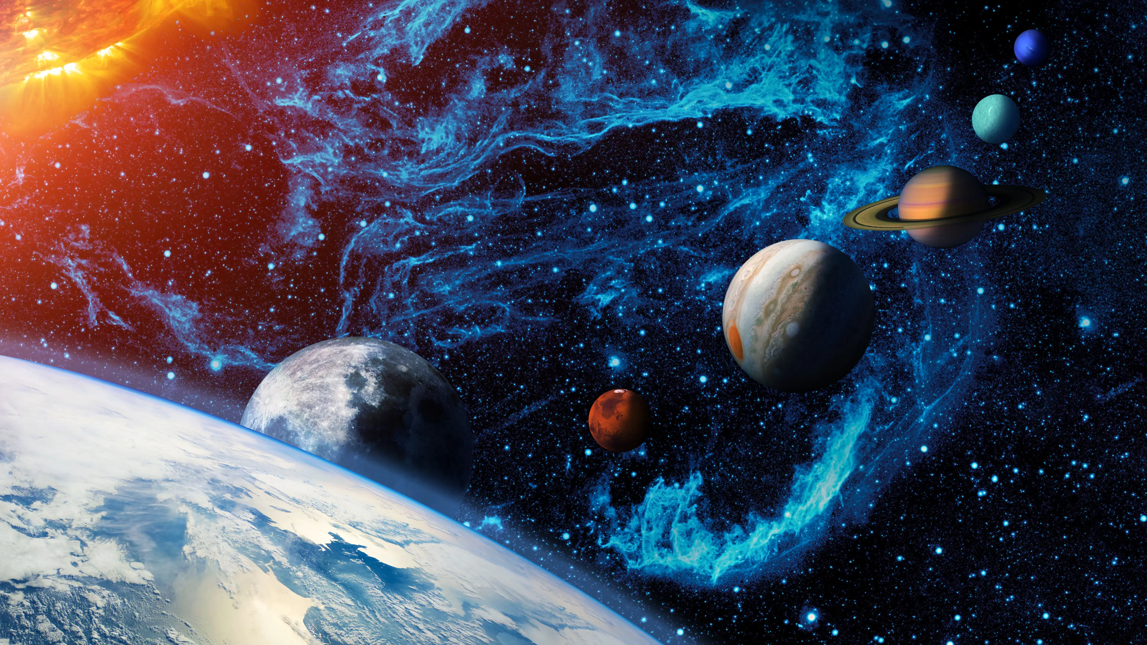 Illustration of the solar system (Getty Stock Images)