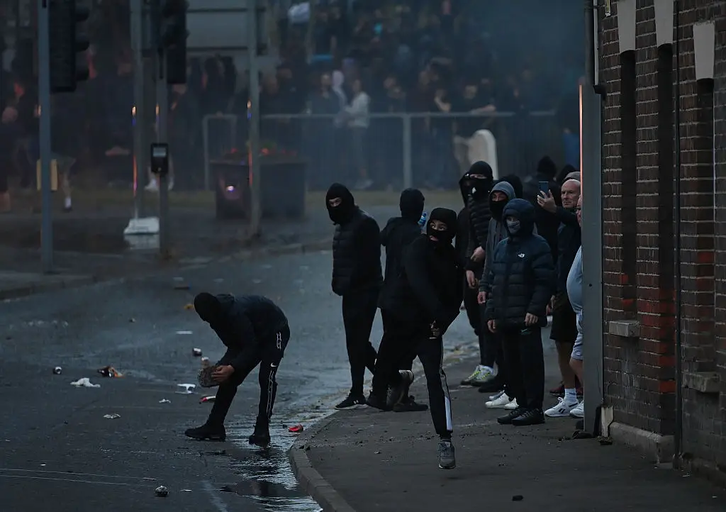 Unrest has continued for a second night (Charles McQuillan/Getty Images)