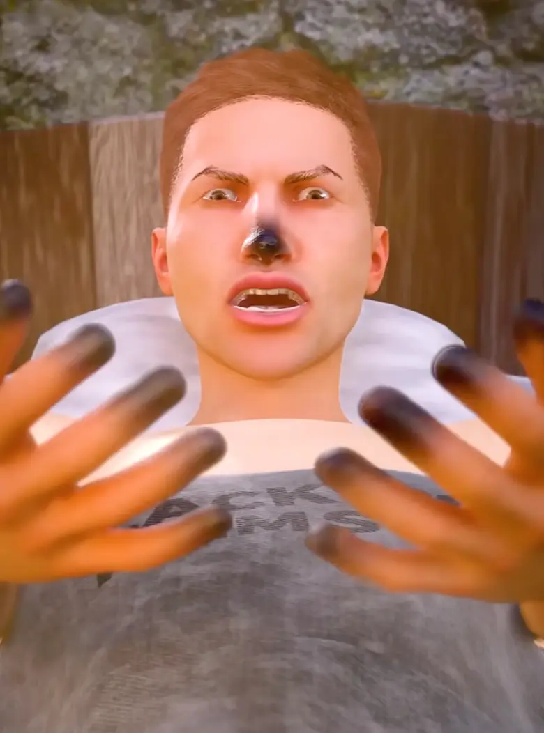 The plague can cause your skin to turn black and parts of it to swell (YouTube/zachdfilms)