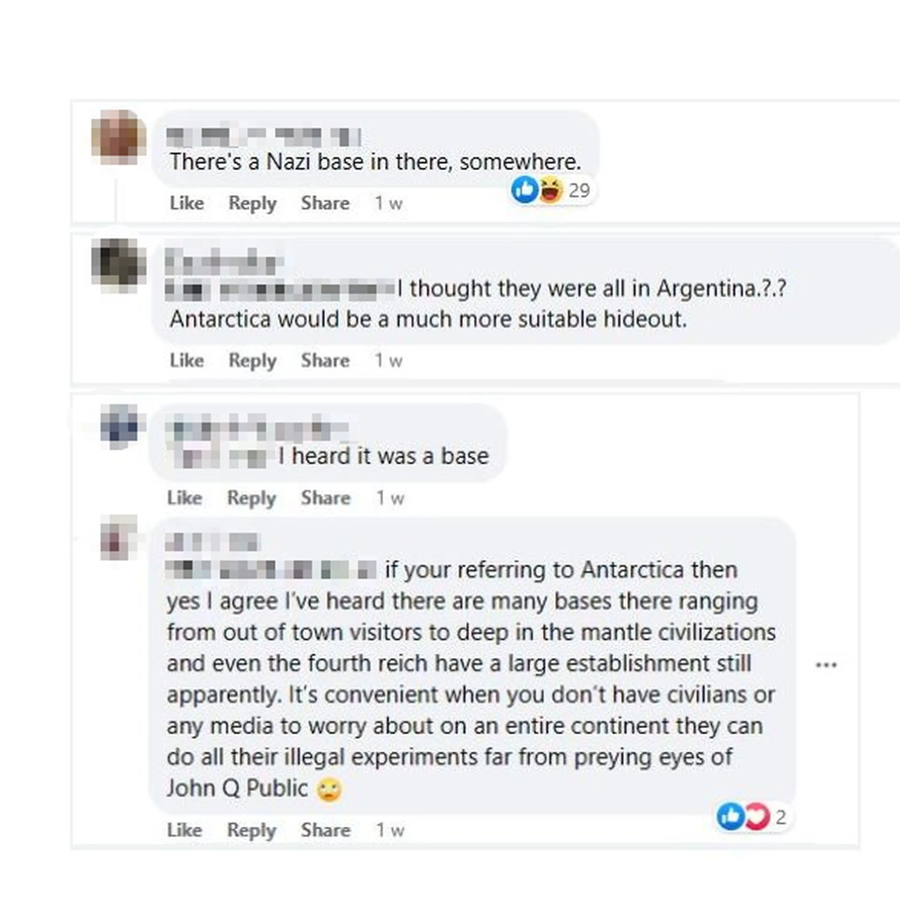 Conspiracy theories were rife after the image was shared on social media.