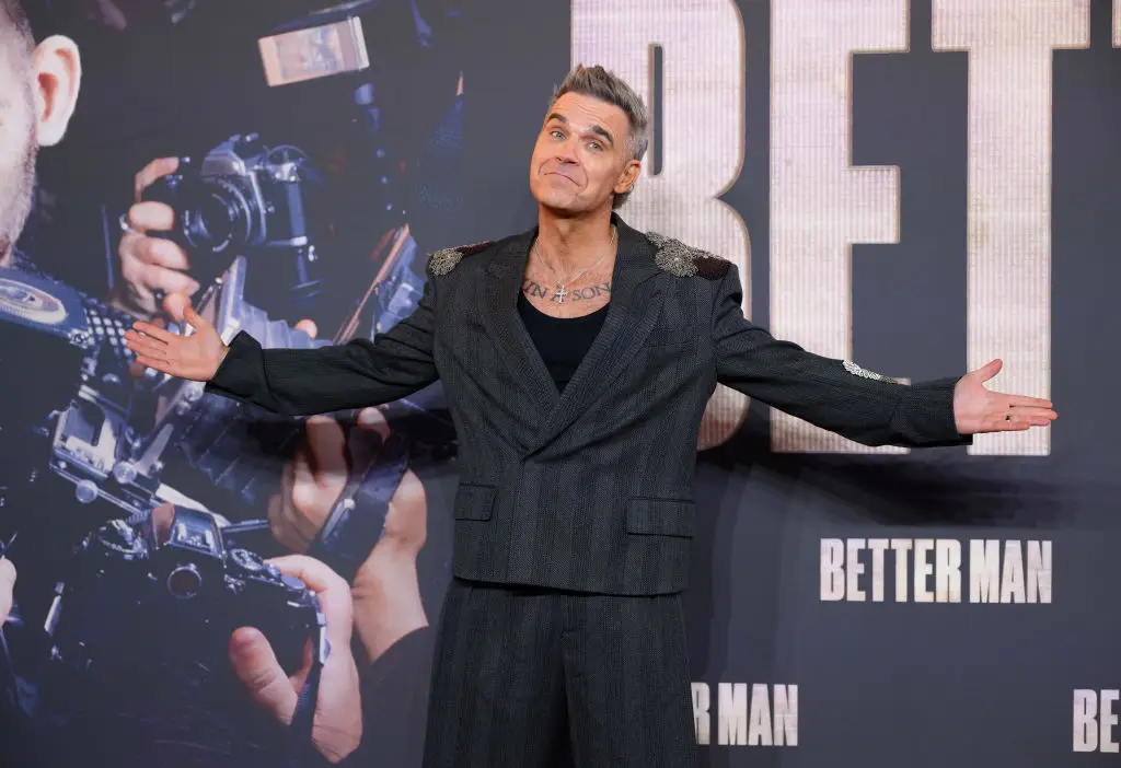 Robbie Williams opened up on the shame he still has from his younger years (Karwai Tang/WireImage)