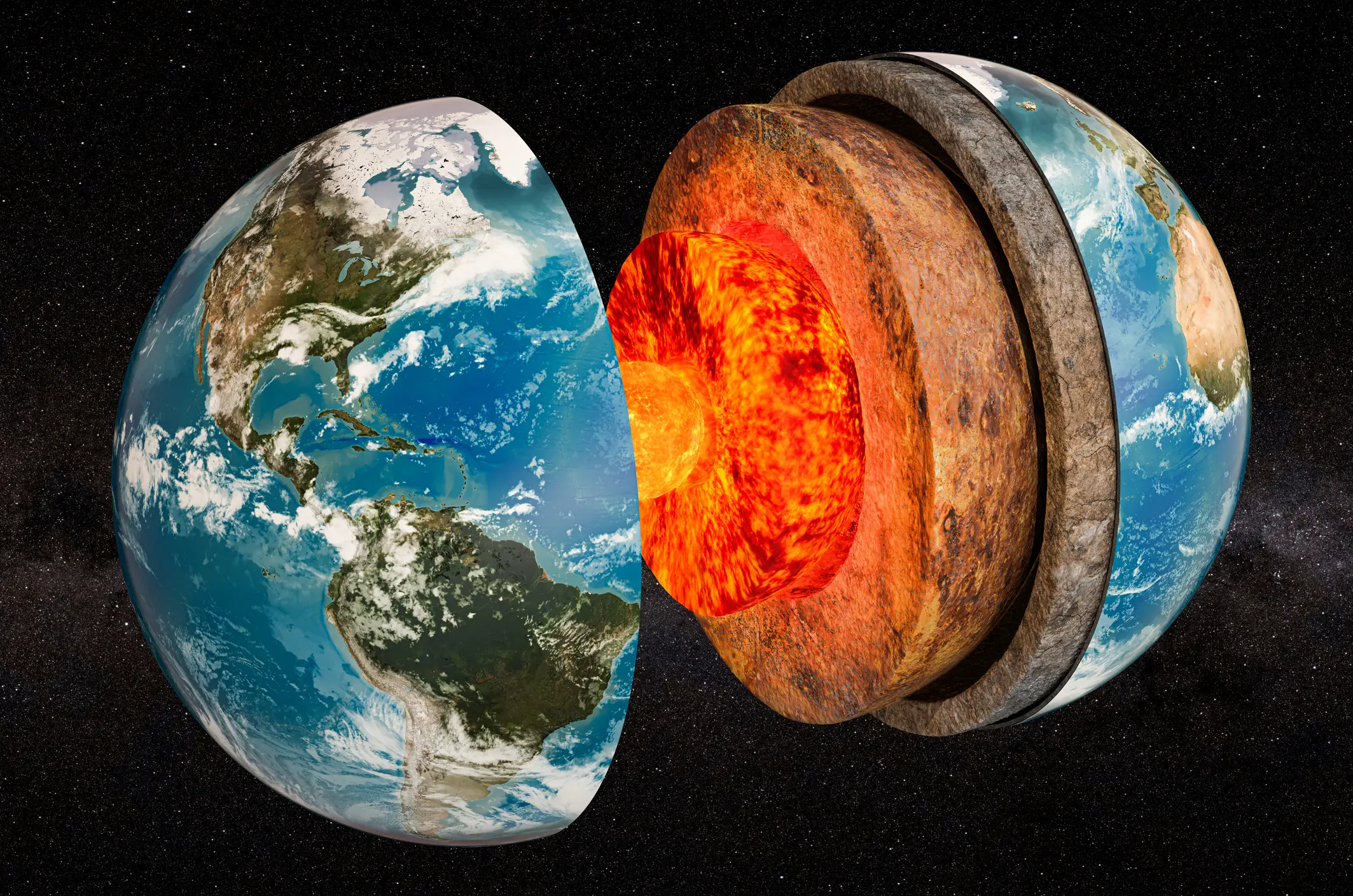 Planet Earth is made up of numerous layers (Getty Stock Images)