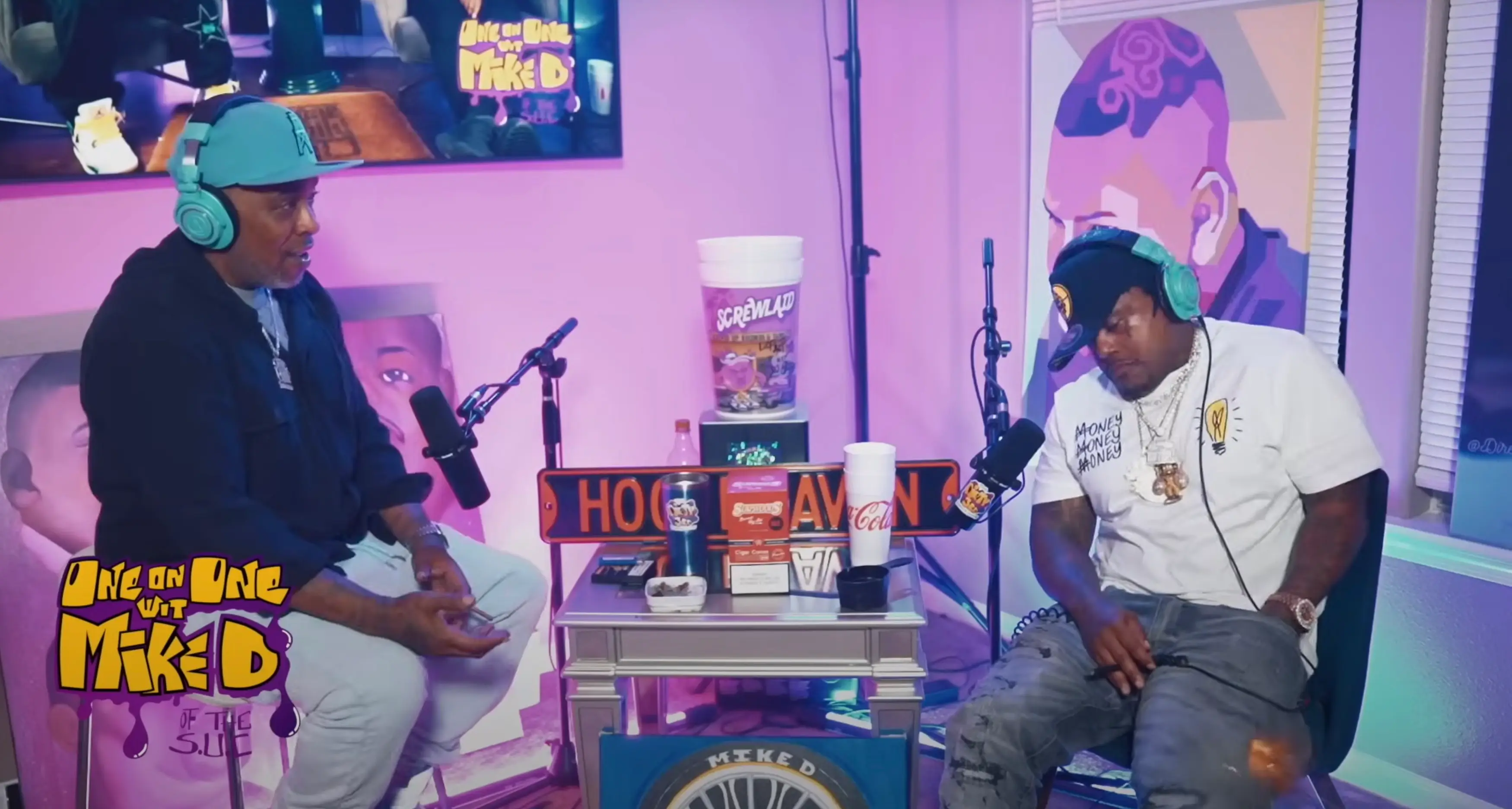 A flash of orange was seen blasting through 2 Low's jeans (YouTube/One on One with Mike D)