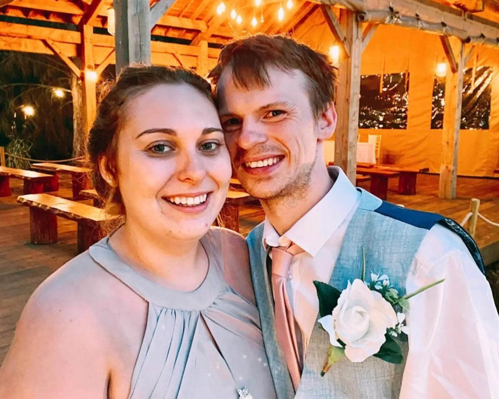 The actor is getting hitched to Sam Wilson in 2026. (Instagram/@chrisjslater22)