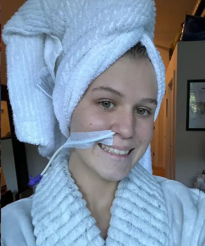 Sydni was in the hospital for more than a month