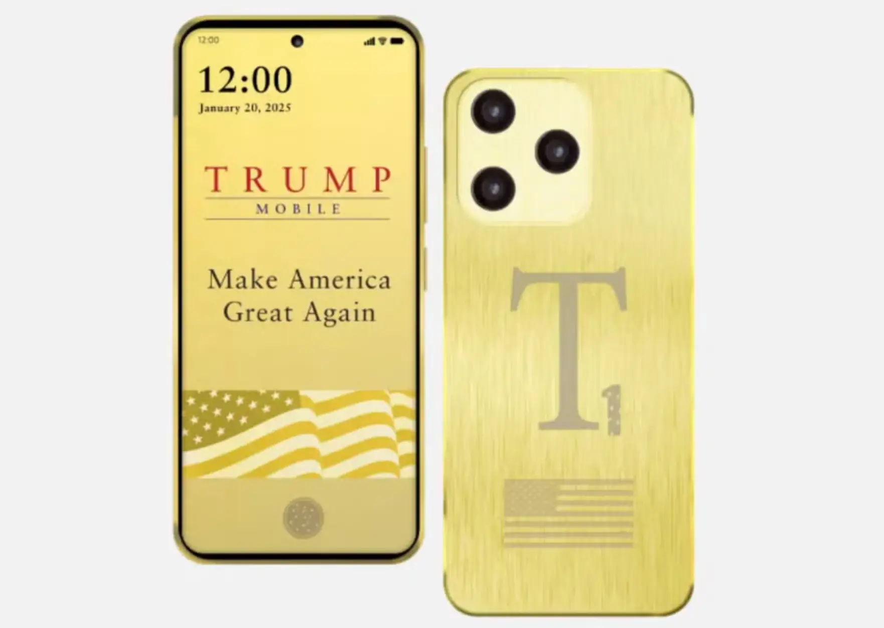 Imagine being on a date and the other person pulls out this (Trump Mobile)