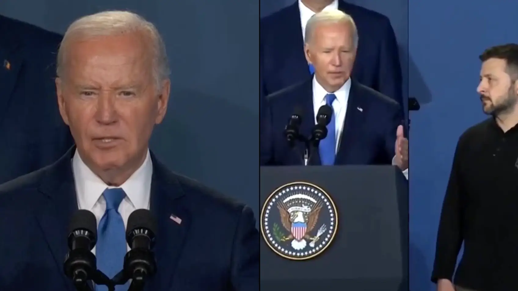 Painful moment Joe Biden introduces Ukrainian President Zelensky as 'Putin'