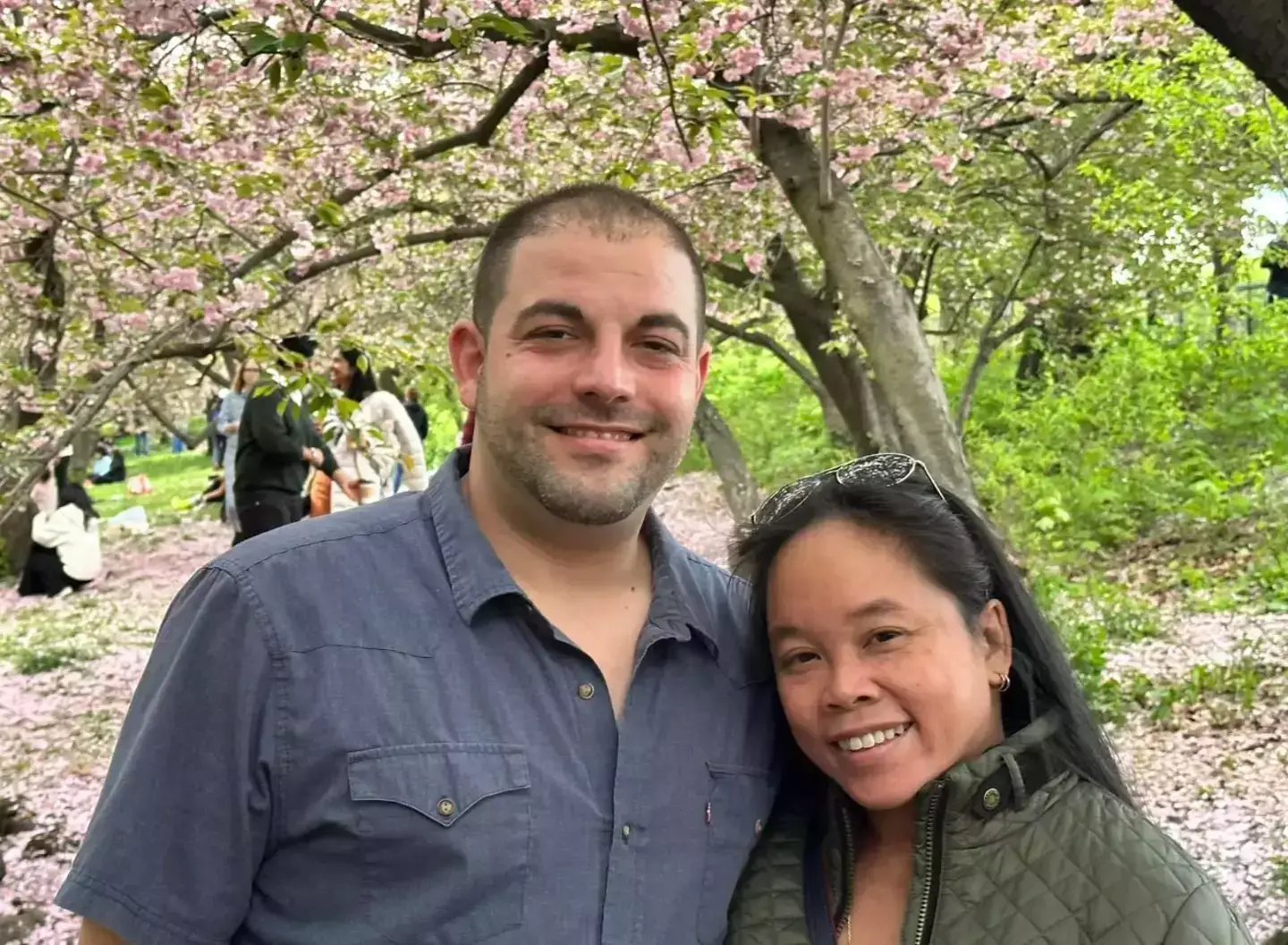 Jeffrey J. Piccolo and his wife Dr. Kanokporn Tangsuan, who died of an allergic reaction after eating at a restaurant in Disney Springs. (Facebook/ Jeffrey Piccolo)