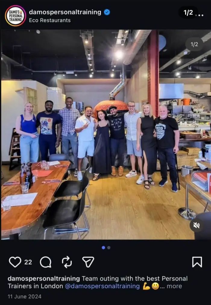 The pair were pictured together in June of 2024 (Instagram)