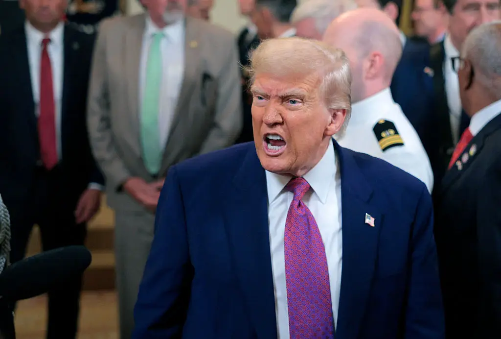 Trump has hit back at the assassination threat (Chip Somodevilla/Getty Images)