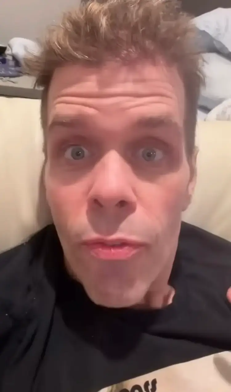 Perez Hilton was taken to hospital after the TikTok livestream (YouTube/Perez Hilton)