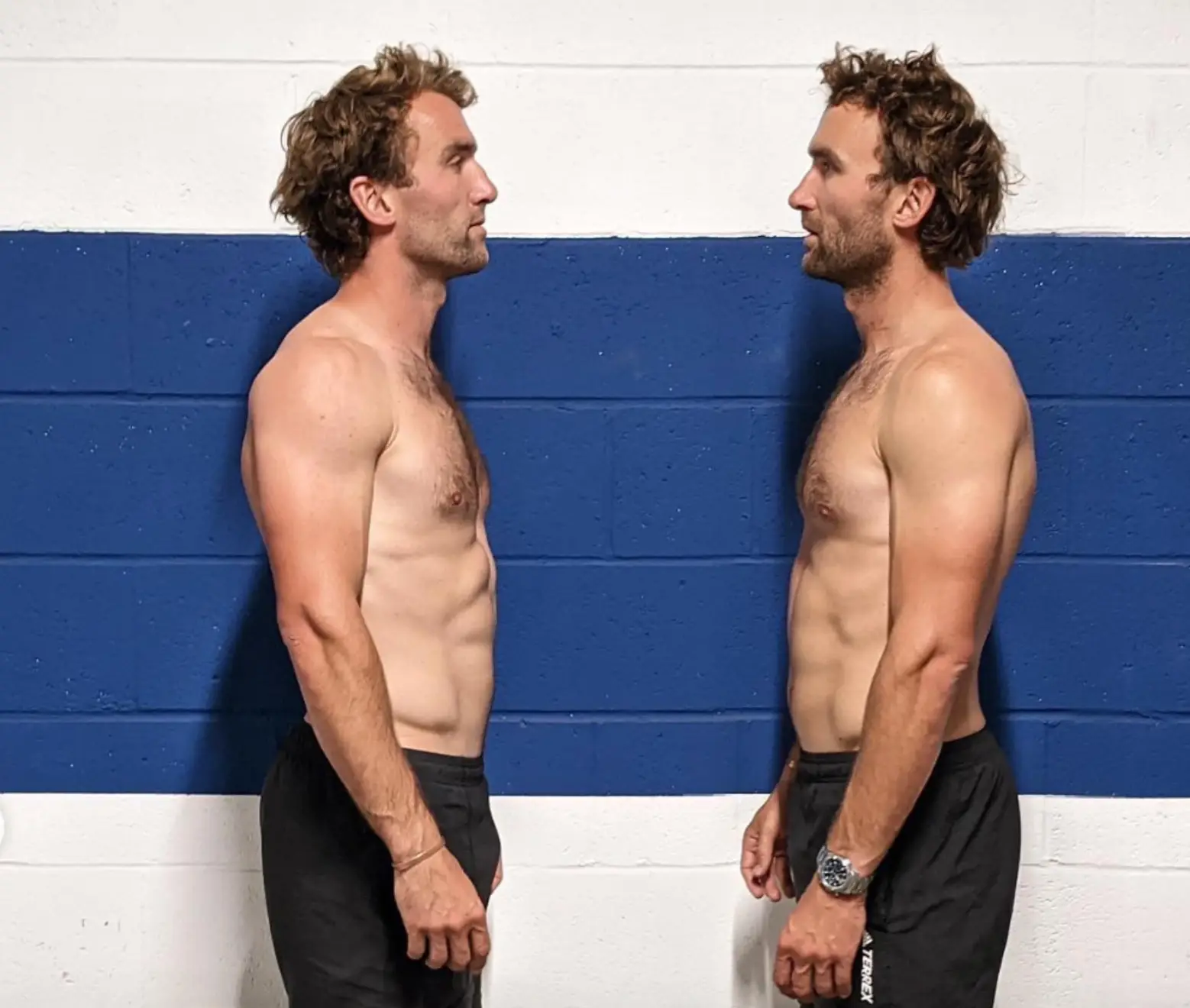 The pair compared their diet regimes (Instagram/@theturnertwiins)