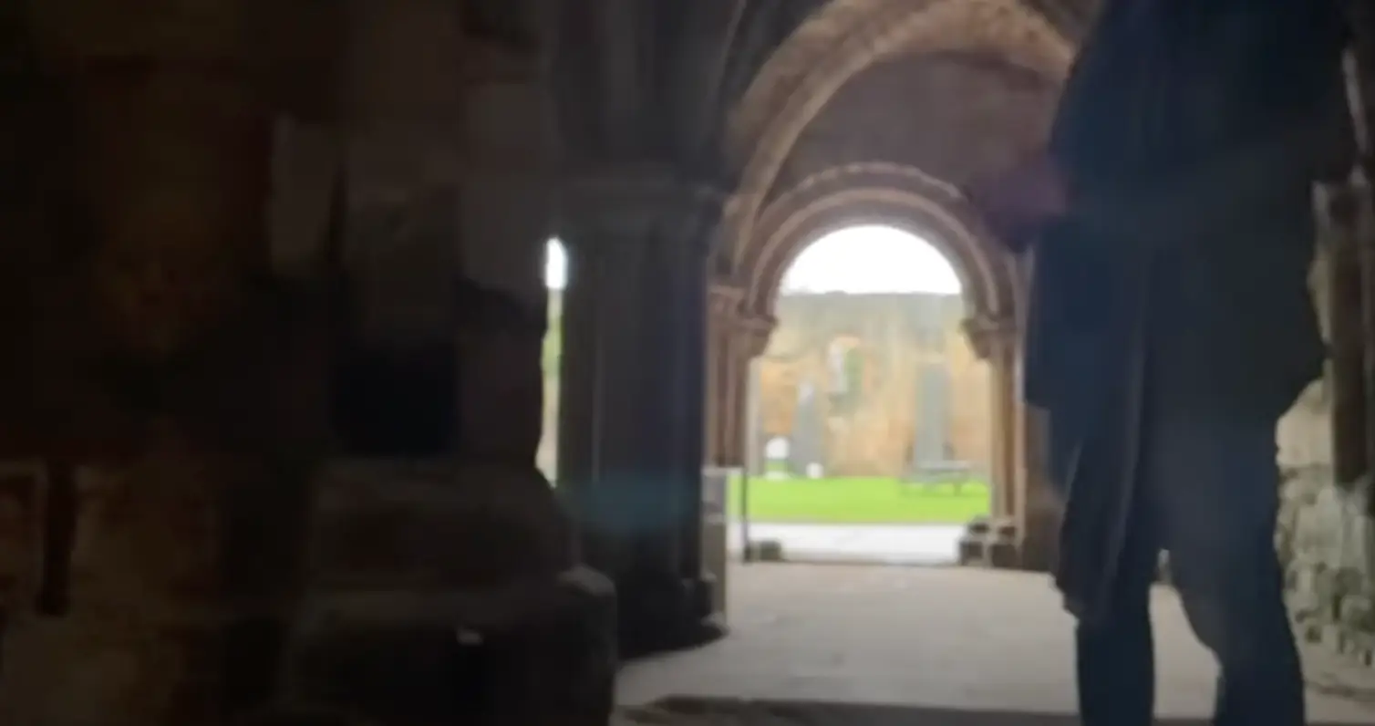 Pollard was at Kirkstall Abbey in Leeds.