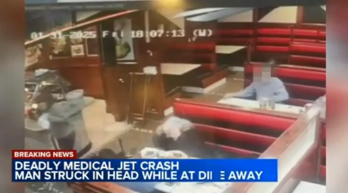 The unnamed man was hit in the head by flying debris (6abc Philadelphia)
