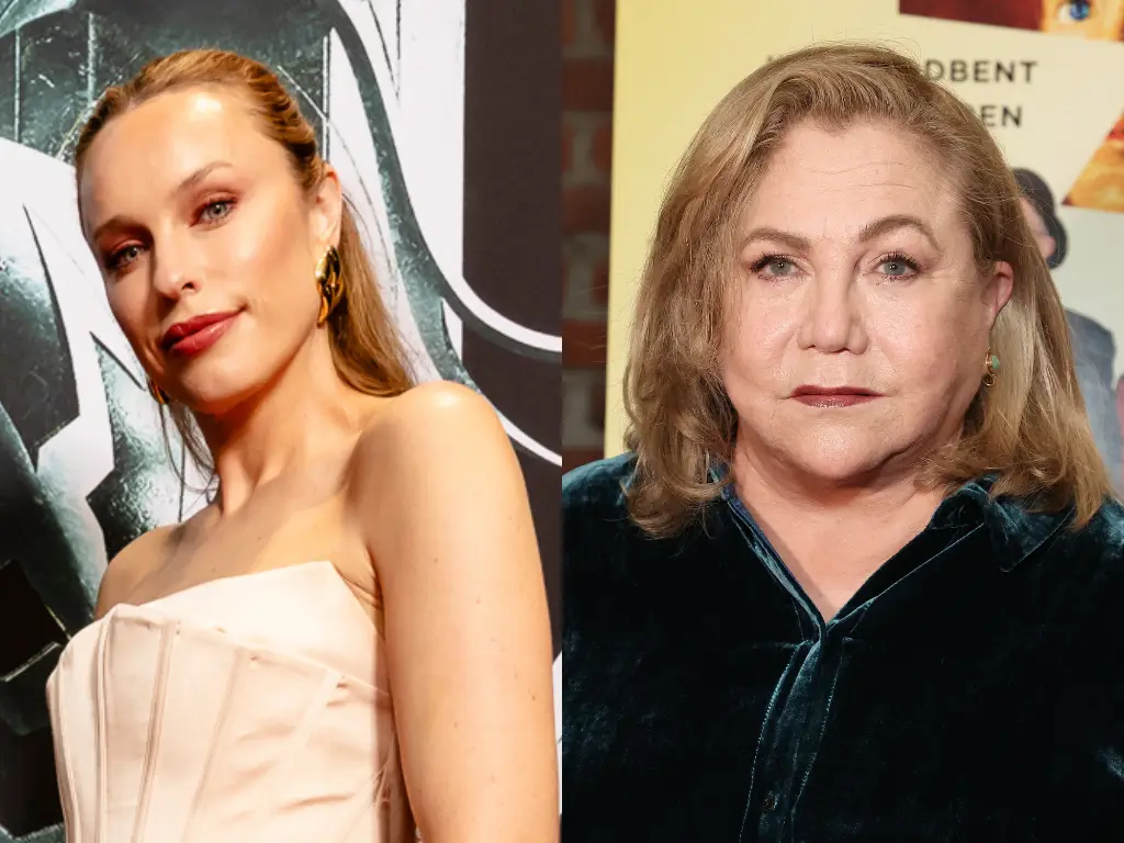Jessica McNamee (L) and Kathleen Turner (R) Warner Bros/Getty Images