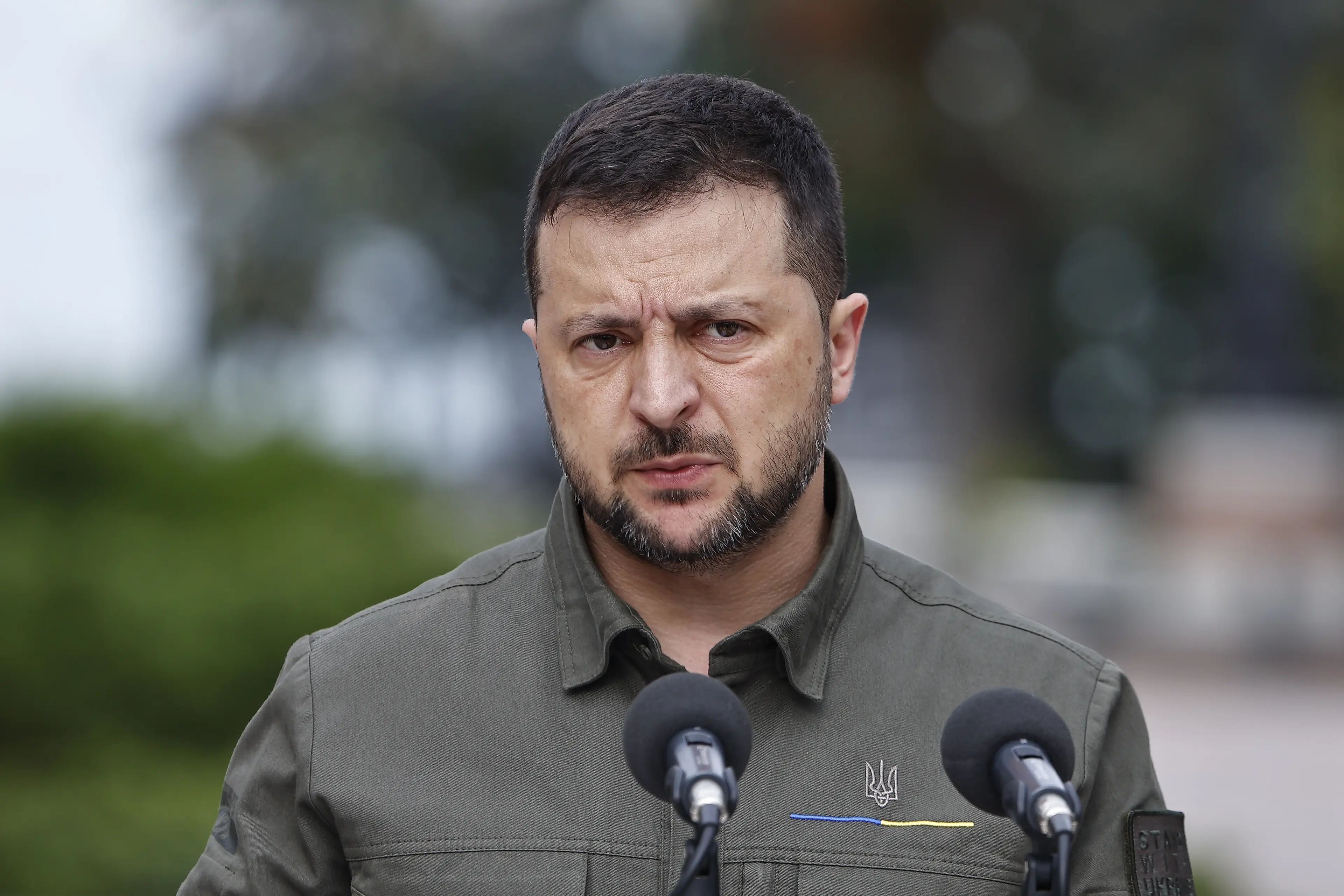 The MApN said the target was shot down over Ukraine (Yan Dobronosov/Global Images Ukraine via Getty Images)