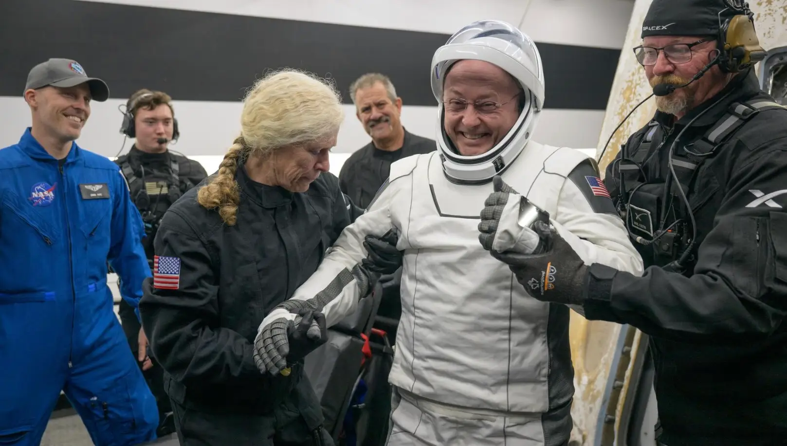 Mike Fincke, 58, has announced that he was the astronaut who suffered a medical issue on the ISS in January (NASA)