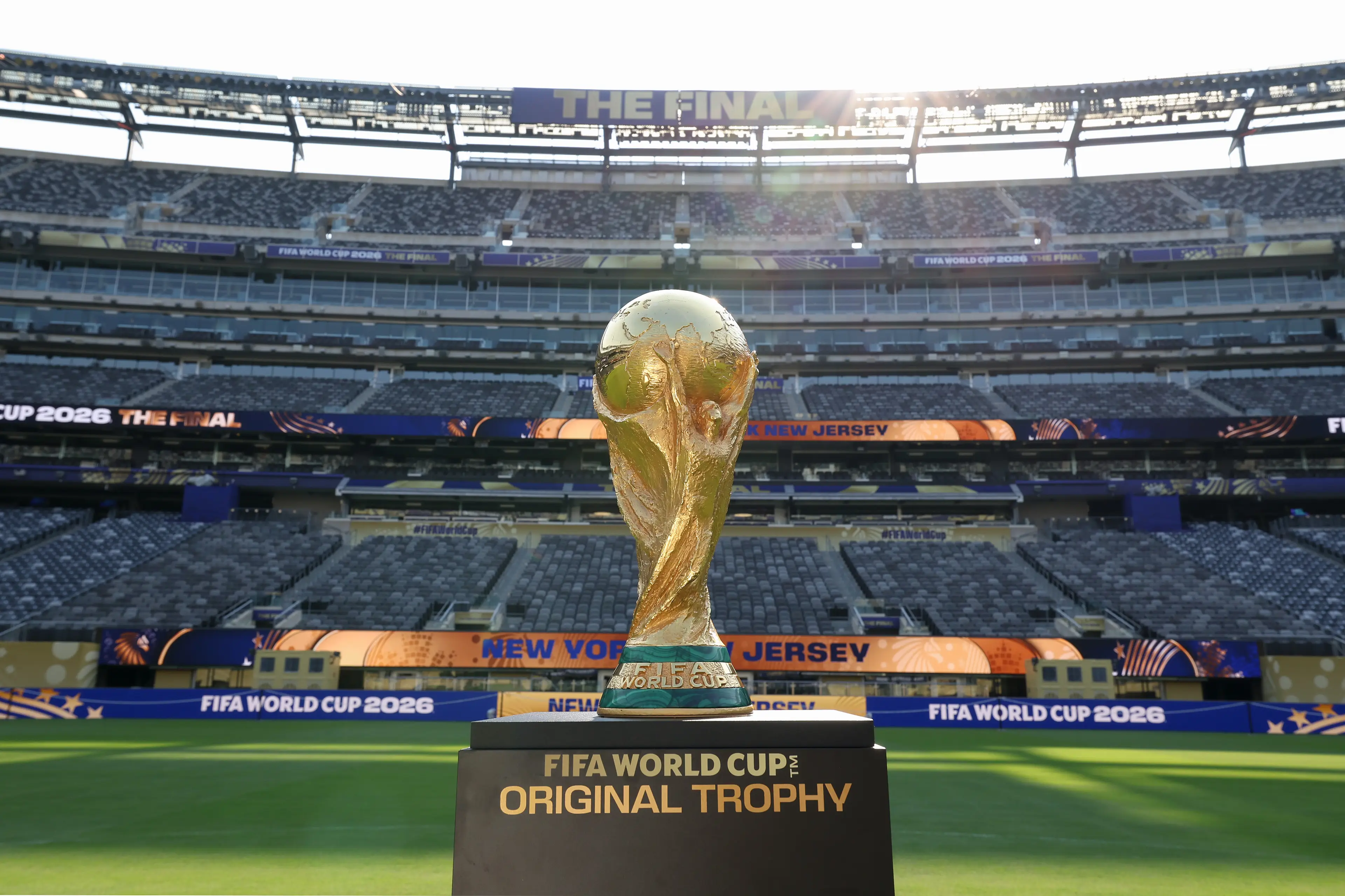 The final is set to take place at the New York/New Jersey stadium. (Jordan Bank - FIFA/FIFA via Getty Images)