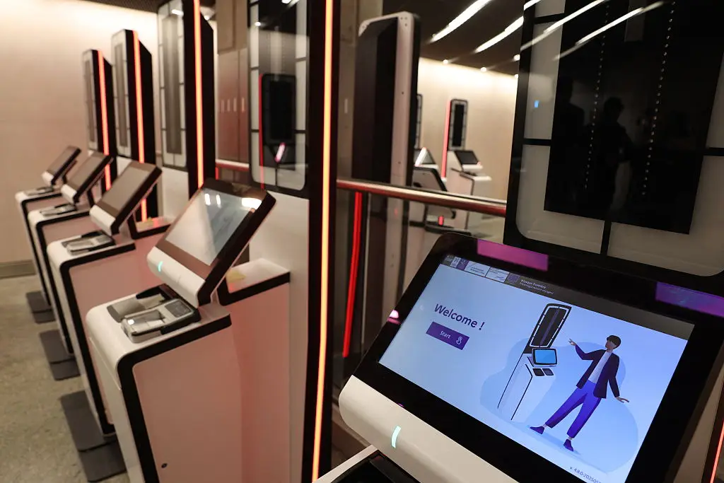 The roll out began last month. (ADRIAN DENNIS/AFP via Getty Images)