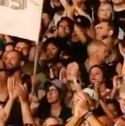 Some of the crowd looked a little interesting (Instagram/@willsmith)