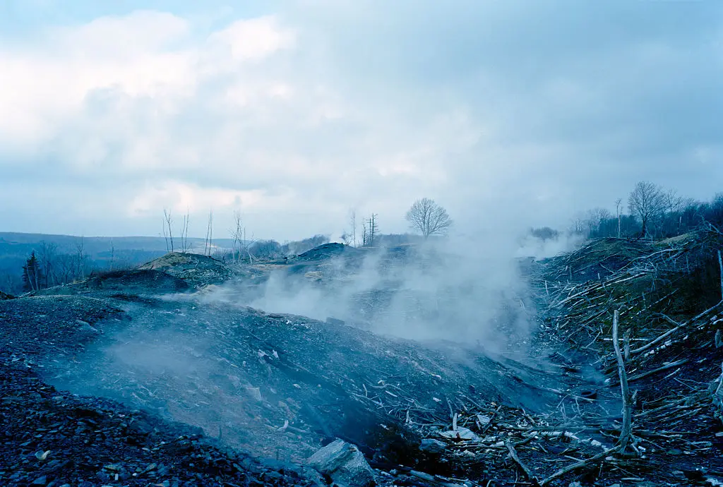 The underground fires raging beneath the town's surface (Erica Freudenstein/Getty Images)