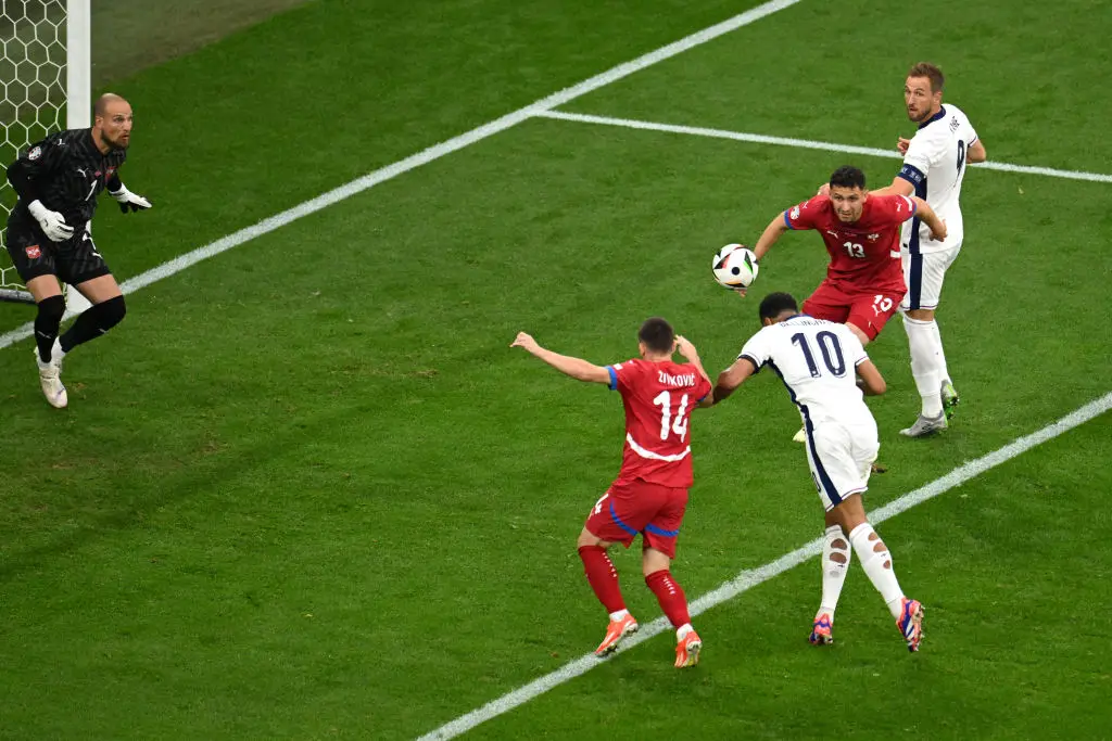 Bellingham was England's match-winner on Sunday. (Matthias Hangst/Getty Images)