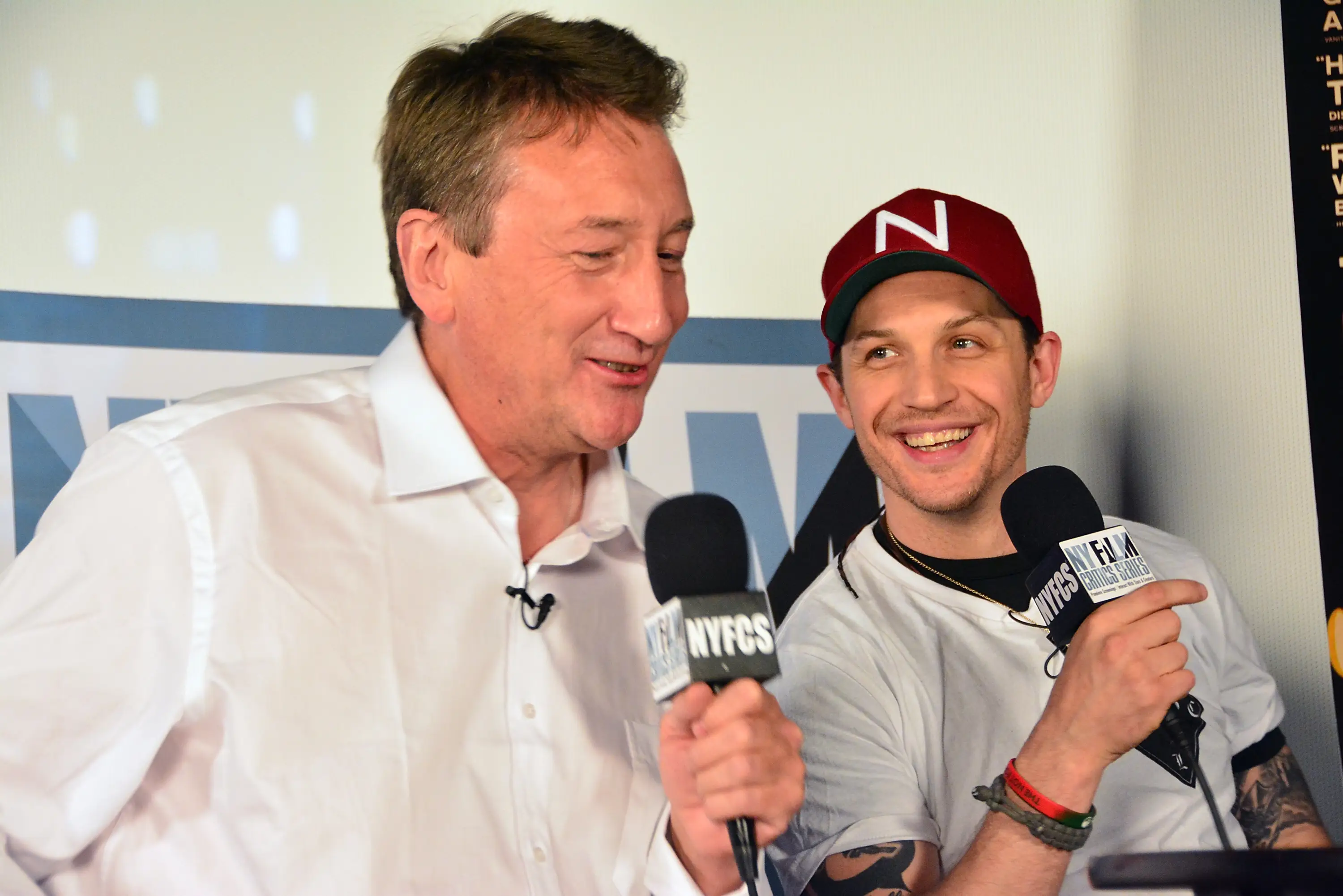 Tom Hardy and Steven Knight (Brian Killian/WireImage)