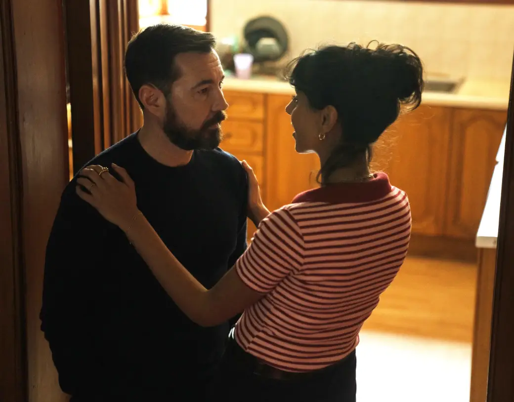 Fear stars Compston and Mohindra. (Prime Video)